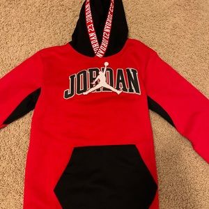Boys xl jordan hoodie university red